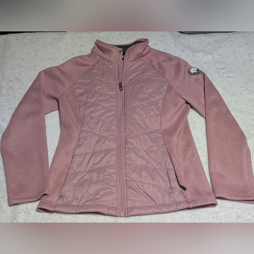 Spyder Medium Hybrid Quilted Jacket Dusty Rose Athleisure